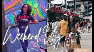 Atlanta Braves Wknd | Skate Party | Road Trip Vlog