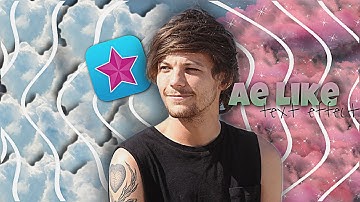 ae like text effect on video star