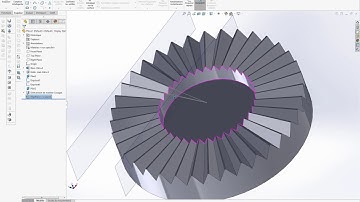How to design hirth joint on Solidworks