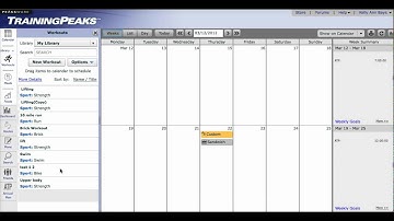 TrainingPeaks - Basic Account Planning & Recording