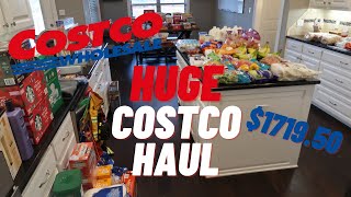 HUGE monthly COSTCO haul | $1719.50 | Family of 6 | OCTOBER