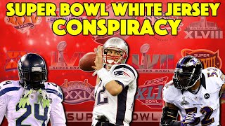 Super Bowl WHITE JERSEY Conspiracy