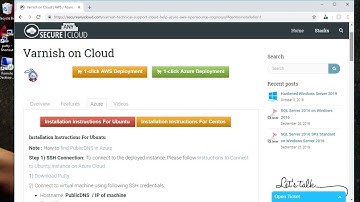 Secured Varnish on CentOs 7.3 Community - Deploy on Azure , AWS and Google Cloud Platform.