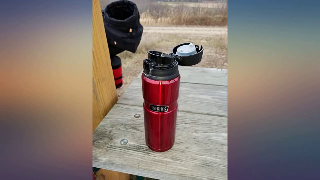 Thermos 24 oz. Stainless King Vacuum Insulated Stainless Steel Drink Bottle Blue