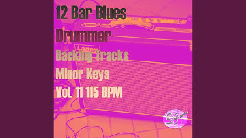12 Bar Blues Drummer Backing Track in G# Minor 115 BPM
