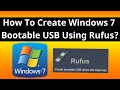 How to Create Windows 7 Bootable USB using RUFUS?
