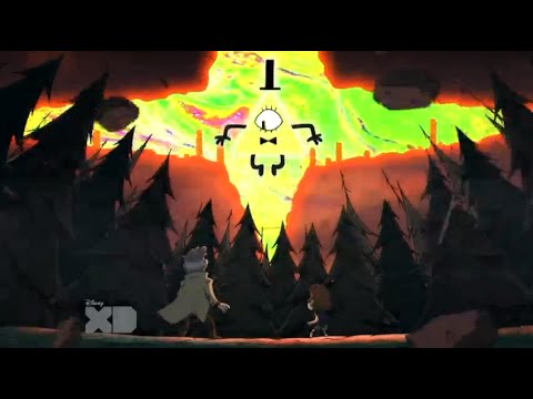 Bill Cipher is back! | Dipper and Mabel vs. the Future Scene