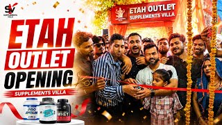 Etah outlet opening supplements villa | supplements villa etah outlet opening | etah outlet |