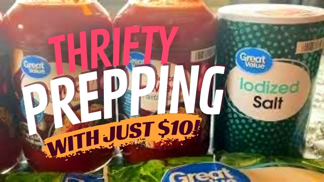 HOW TO STOCK YOUR PREPPER PANTRY WITH $10 A WEEK! | Thrifty Thursday ...