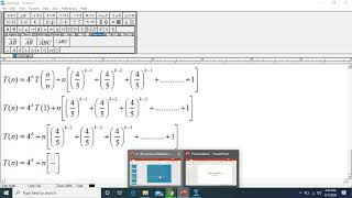 Recursive Algorithms Substitution Method Example Part 2 out of 5
