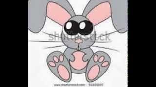 Picture of a little cute Cartoon Bunny