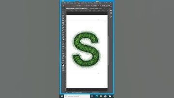 Grass text effect in Photoshop || how to create grass effect text #photoshop_tutorial#short