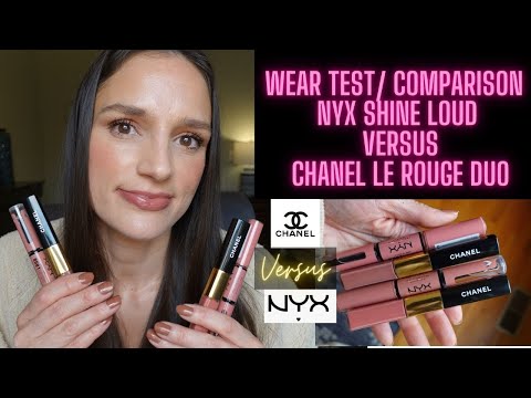 Chanel Le Rouge Ultra tenue lip duo swatches. Light rose, La