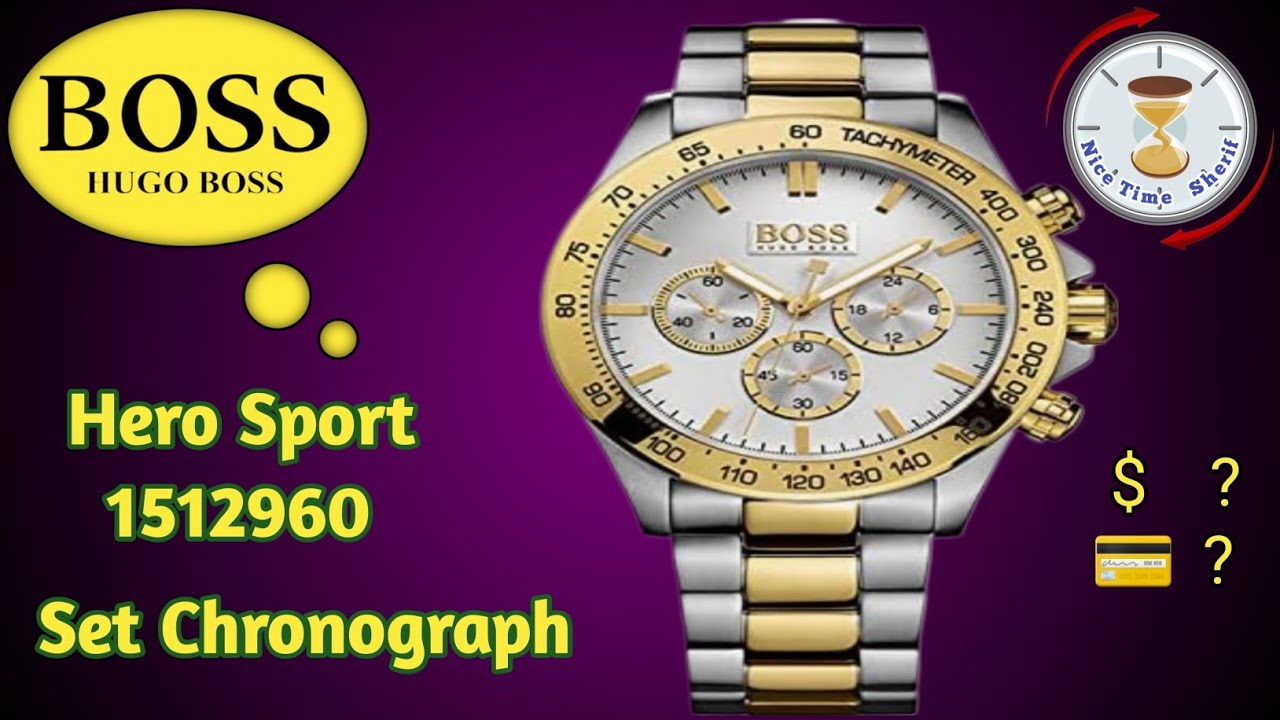 ⏳HUGO BOSS watch for men Set Chronograph🚦Set Time and Date🌷 - YouTube