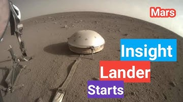 Mars InSight lander starts burying cable feat  Marsquake sonified audio