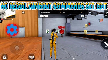 🇧🇷Aimbot + No Recoil 🎯 SetEdit Free Fire & Free Fire Max  Commands🤯 Set Edit Free Fire Headshot 2023