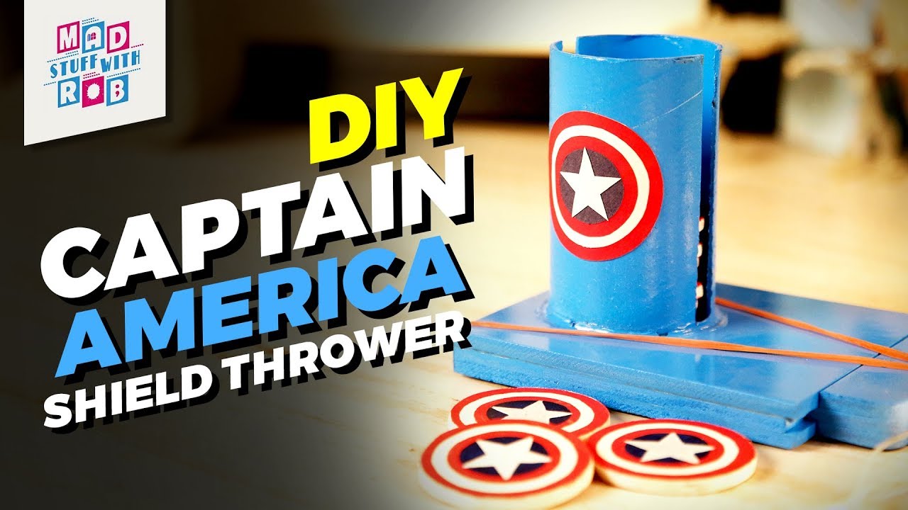 how-to-make-captain-america-shield-thrower-youtube
