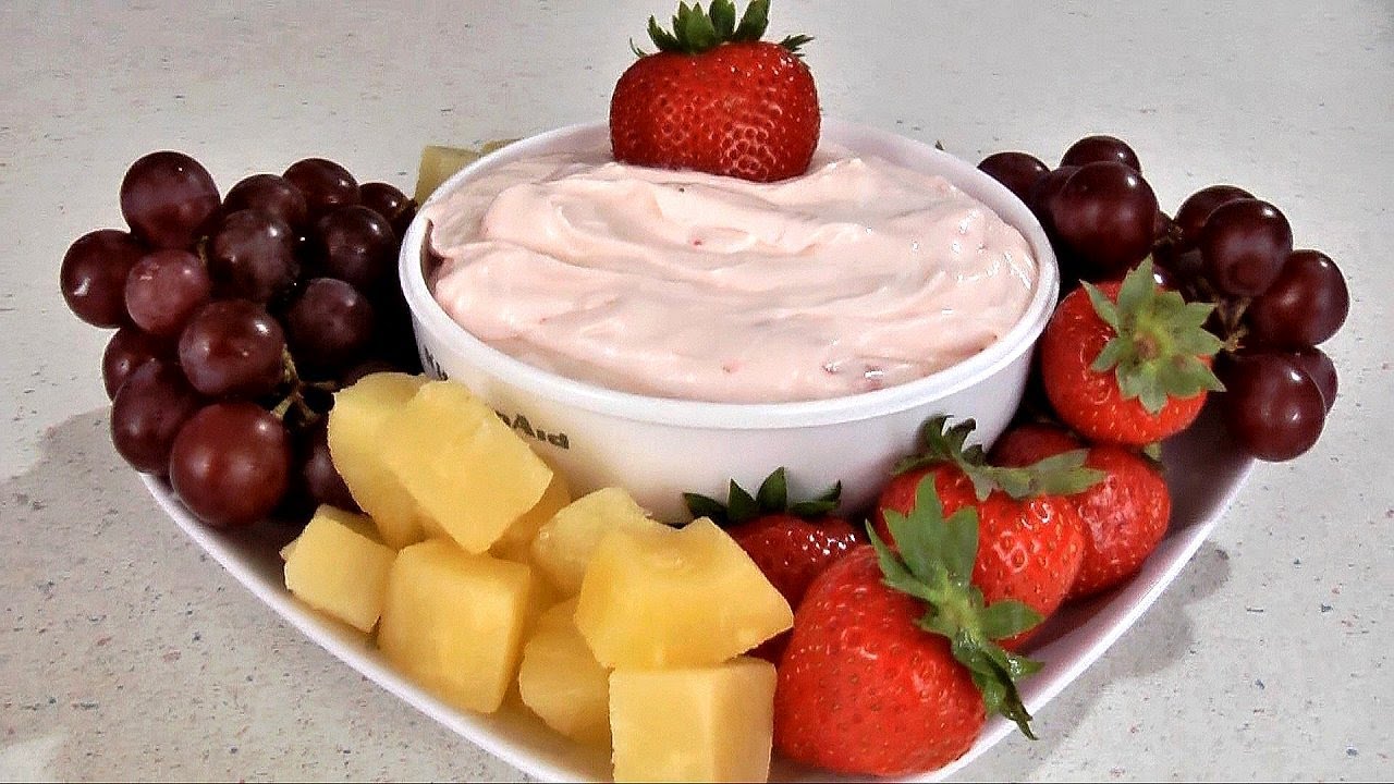 Strawberry Fruit Dip Recipe YouTube Strawberry Fruit Dip Recipe YouTube