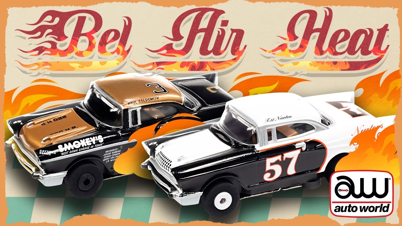 Bel Air HEAT! 1957 Chevy Bel Air 2-Car Racer Tribute Pack | CP7960