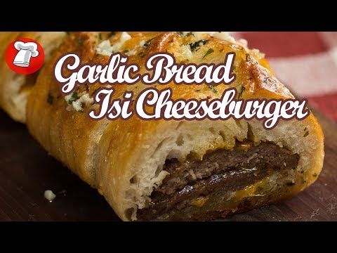 cara-membuat-garlic-bread-isi-cheeseburger-lezat-●-resep-roti-pastry-●-resep-tiyan