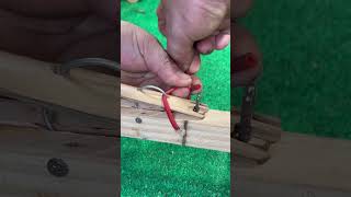 Handcraft a simple Trigger mechanism # Craft idea # DIY # woodworking