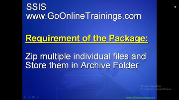 SSIS Part17 - Zip Multiple Files using SSIS