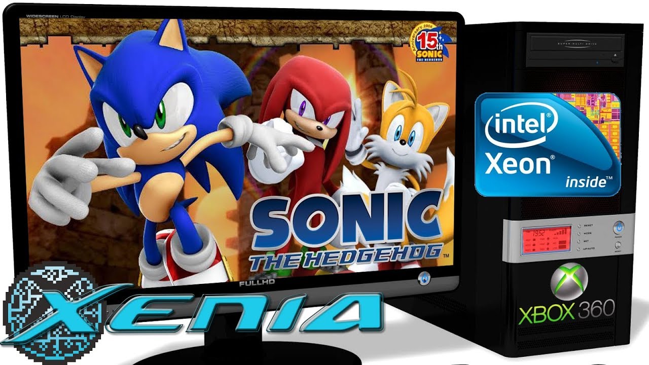 XENIA Xbox 360 Emulator - Sonic the Hedgehog (2006) Ingame 60FPS