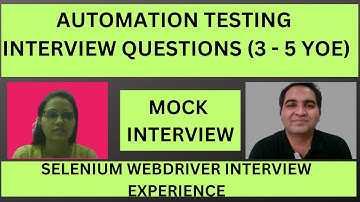 Automation Testing Interview Questions | Java Testing Interview Q&A