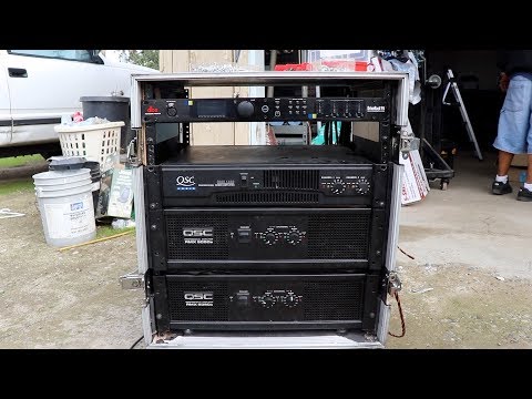 Armando el QSC Amp Rack & Driverack PA2