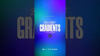 Create Powerful Gradients in After Effects #tutorial
