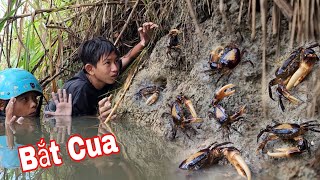 CUA ĐỒNG Ẩn Nấp Dưới Lớp Bùn Bên Bờ Sông Không Ai Biết |  1 Ngày Sinh Tồn Trên Sông Sang Vlog