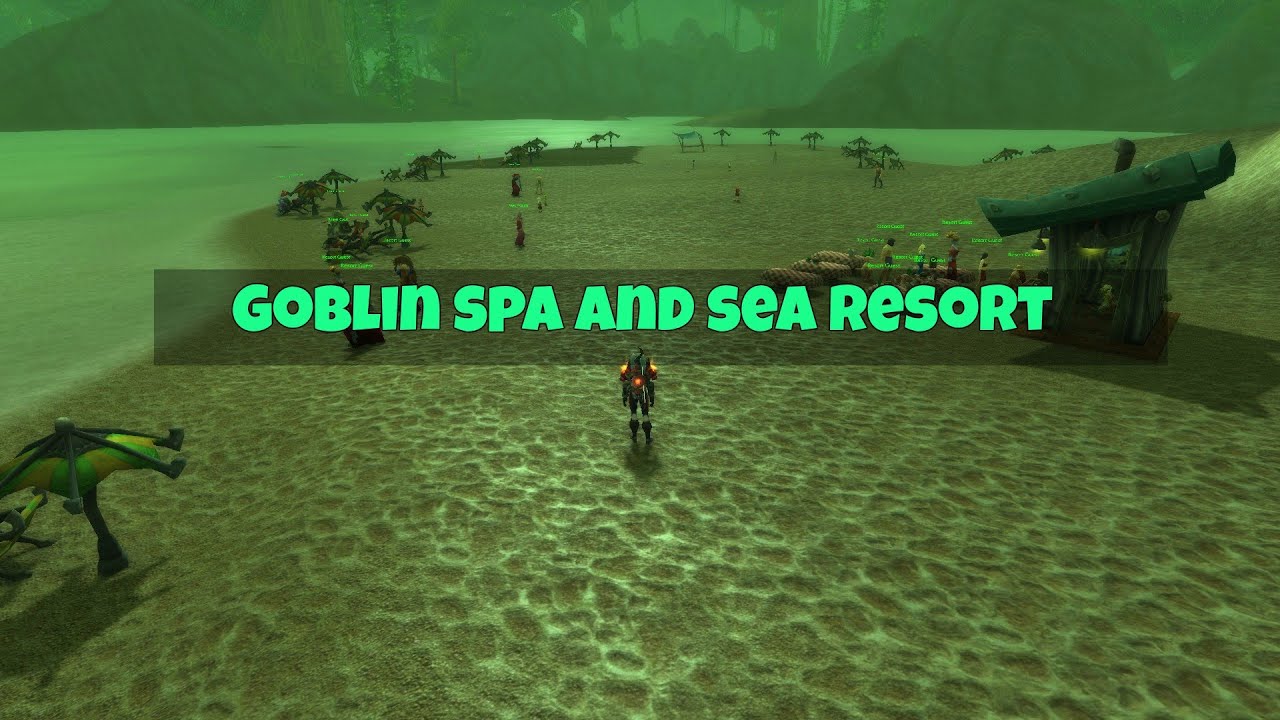 World of Warcraft Steam pools aka Goblin Spa and Sea resort (link to