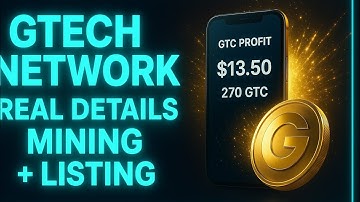 GTech Network GTC Token Mining & Listing – Full Step-by-Step Guide 2025