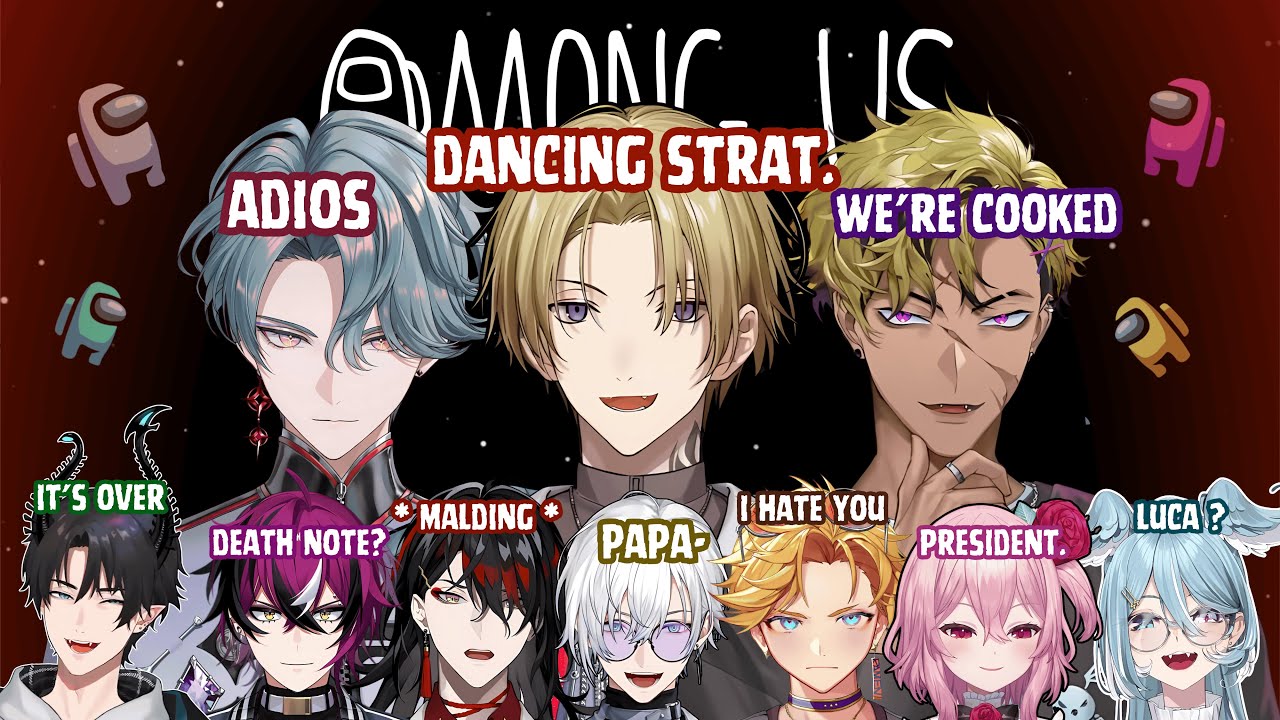 Among Us Collab — Luca Keeps Dancing on Dead Bodies and Somehow Survives 🕺💀