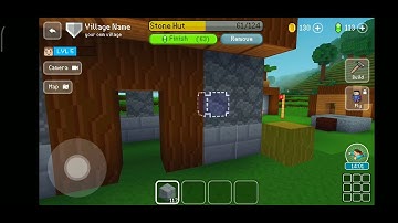 Building Stone Hut in Block Craft 3D