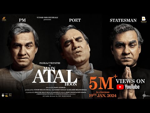 Main ATAL Hoon - Trailer | Pankaj Tripathi | Ravi Jadhav | Vinod Bhanushali | 19 Jan 2024