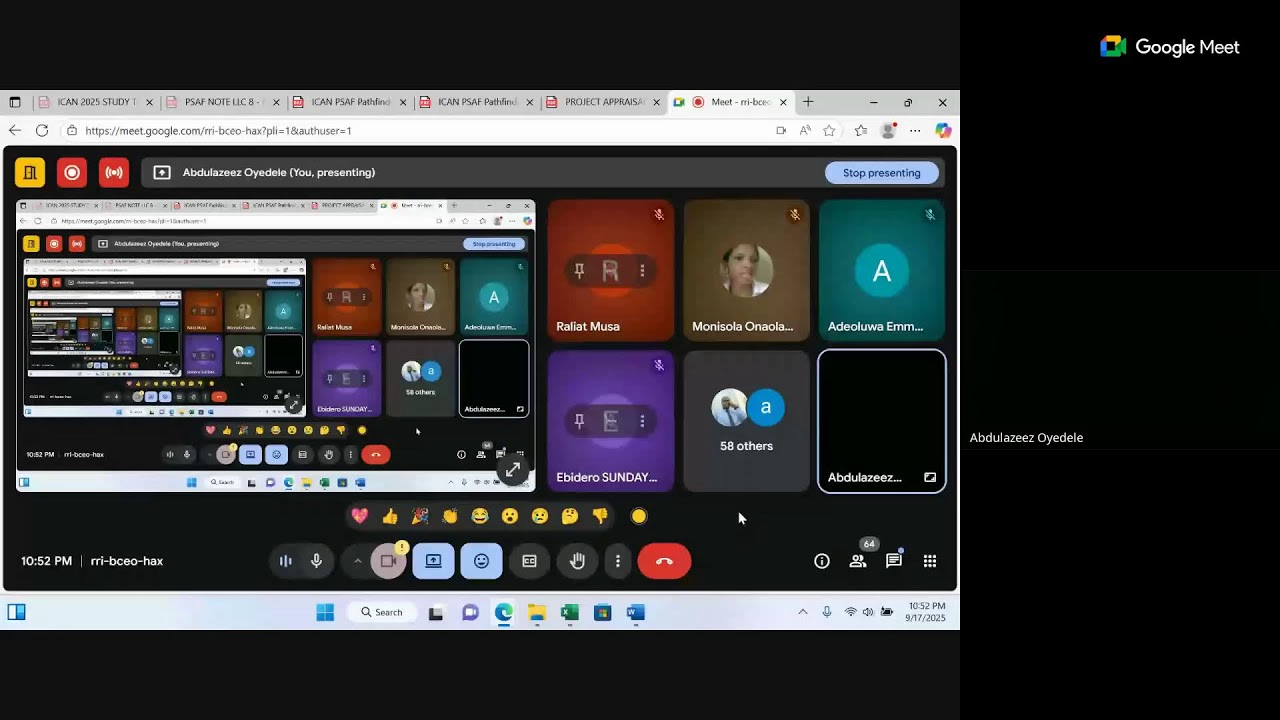 PSAF (NOV 2025). PROJECT APPRAISAL IN PUBLIC SECTOR