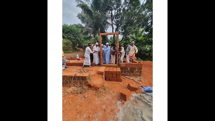 വീട് പണി ആരംഭിച്ചു