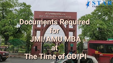 What Documents are needed for JMI/AMU MBA at The Time of GD/PI