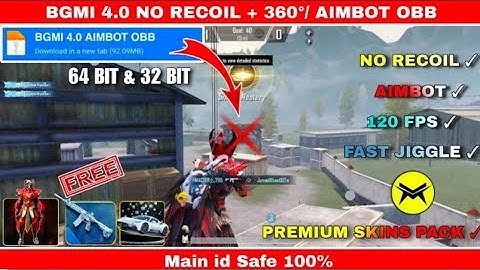 bgmi 360 aimbot obb rohit || bgmi config file || bgmi 4.0 aimbot obb || bgmi 4.0 magic bullet config