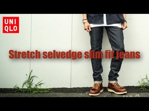 【UNIQLO】細身のセルビッチデニムがちょうど良い細さでして【スキニー苦手な人におすすめ】