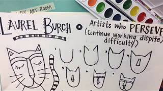 Laurel Burch Inspired Cats