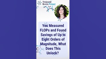 You Measured FLOPs and Found Savings of Up to Eight Orders of Magnitude, What Does This Unlock? #ai