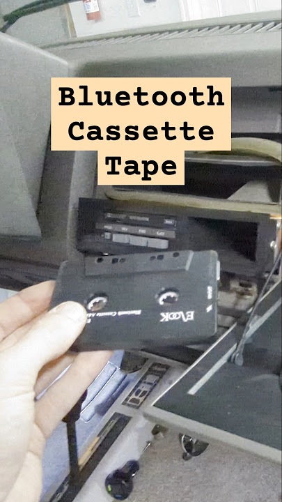 Bluetooth Cassette Tape For Your Tape Deck #automobile #coolgadgets #cassette #classiccars #shorts