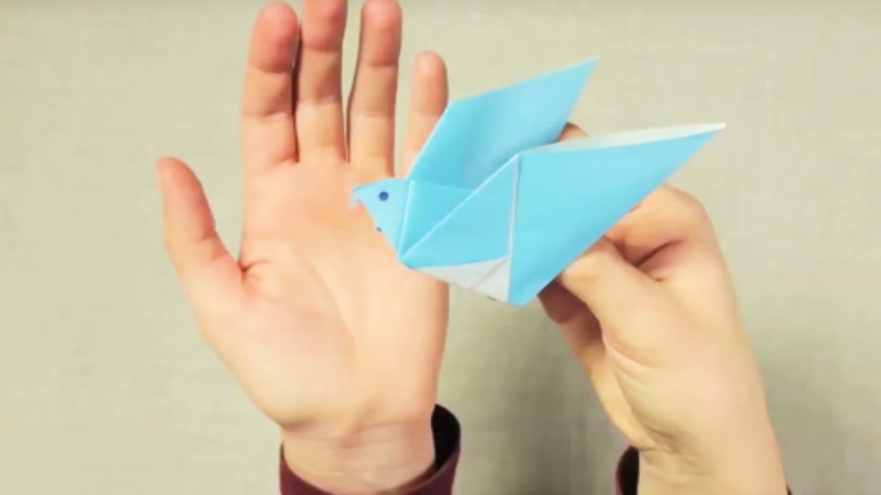 Fabriquer un oiseau en origami YouTube