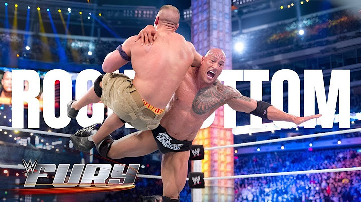 The Rock's most iconic Rock Bottoms