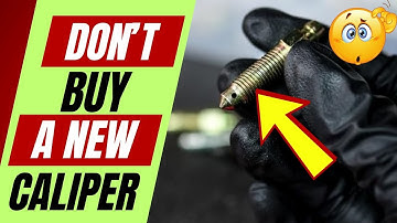 How to Remove A Broken Bleeder Screw from Brake Caliper | Easy Fix Guide 🛠️