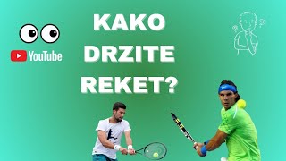 Kako vi držite reket?🤔...#tenis #backhand #djokovic #trening #atp #tennis #beograd #balkan