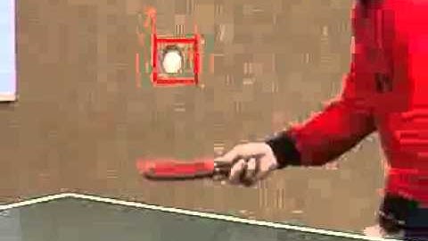 particle filter tracks a ping-pong ball in real time