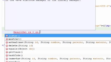 4. cargar datos en un combo box (JSP) con mysql